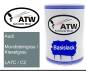 Preview: Audi, Mondsteingrau / Kieselgrau, LA7C / C2: 500ml Lackdose, von ATW Autoteile West.